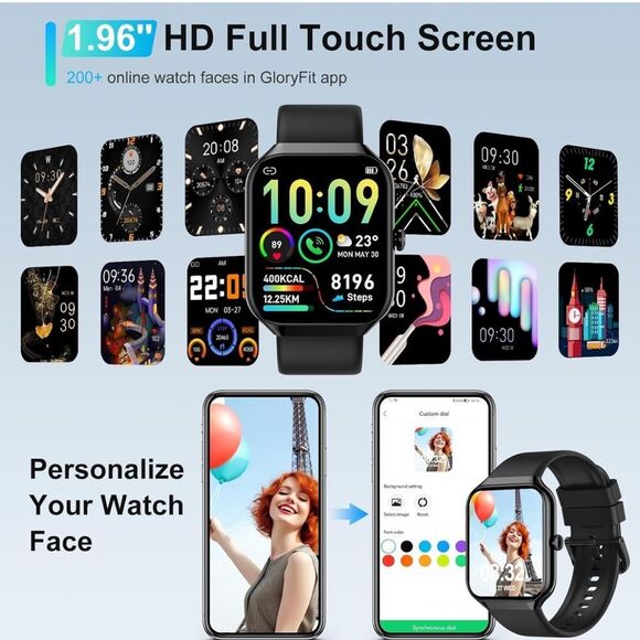 NWT P99 Smart Watch Calls Fitness Watch Waterproof, Smartwatch Android/iOS - Picture 8 of 12